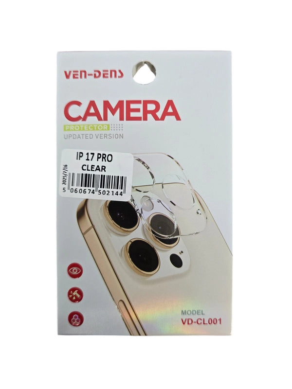 iPhone 17 Pro / Pro Max Camera Lens Protector UK | Ultra Clear Tempered Glass 9H