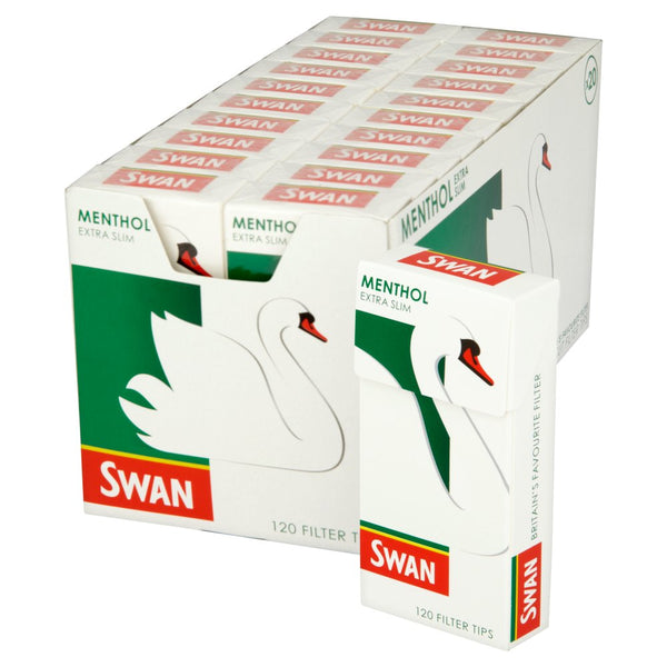 Swan Menthol Extra Slim Filters 120 Pack