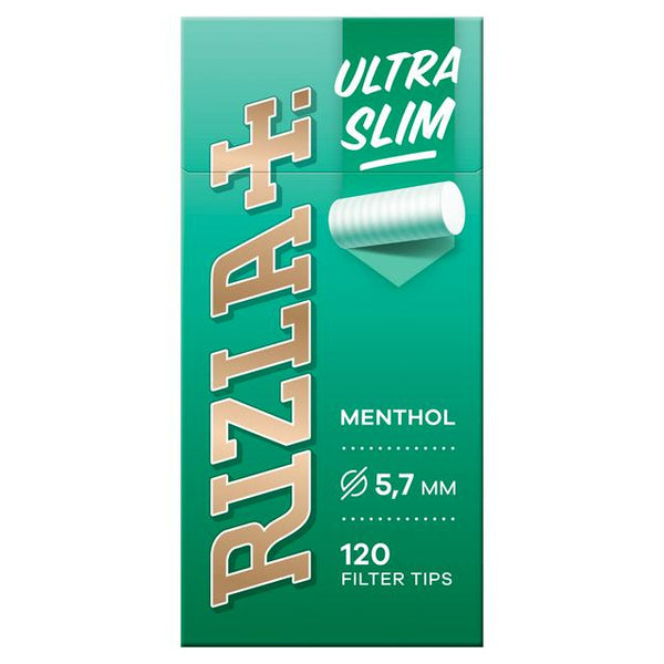 Rizla Menthol Extra Slim Filter Tips 120S
