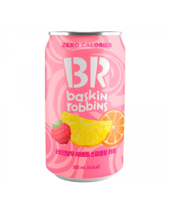 Baskin Robbins Sparkling Zero Soda – Apple Mint & Rainbow Sherbet (350 ml Cans)