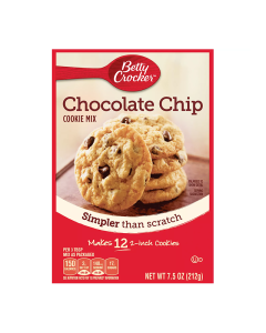 Betty Crocker Snack Size Chocolate Chip Cookie Mix (212g)