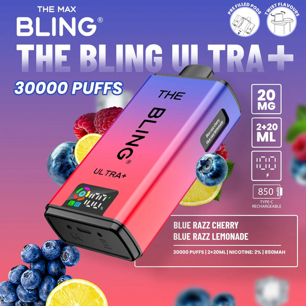 The Bling Ultra Plus 30k Puffs Prefilled Pod Vape