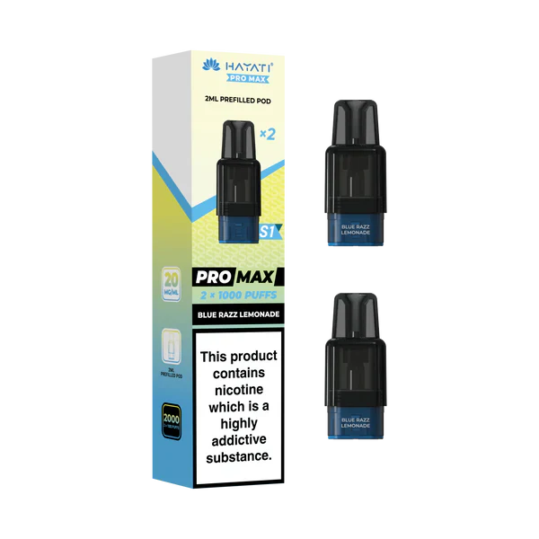 Hayati Pro Max S1 1000+ Prefilled Pods | Only £2.99 | Any 5 For £10.99