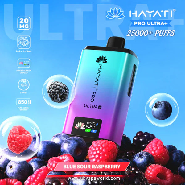 Hayati Pro Ultra Plus 25000 Bar Twist Prefilled Kit - Box of 5