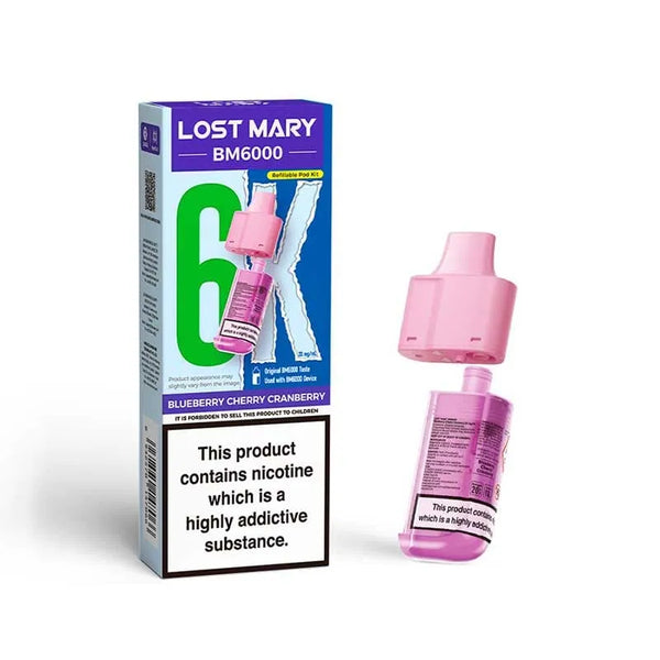 Lost Mary BM6000 Prefilled Vape Pods|Any 3 For £14.99
