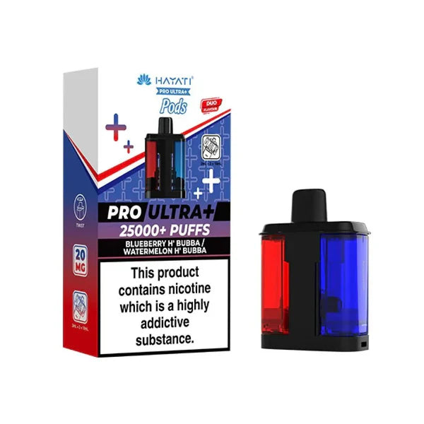 Hayati Pro Ultra Plus 25k Prefilled Pods | Only £7.99 | Any 3 for £20.99