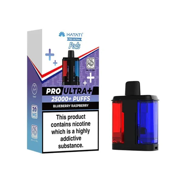 Hayati Pro Ultra Plus 25k Prefilled Pods | Only £7.99 | Any 3 for £20.99