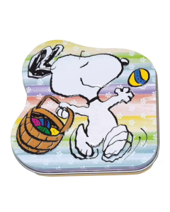 Boston America Peanuts Easter Beagle Tin – Strawberry Cake Candies in Collectible Peanuts Tin