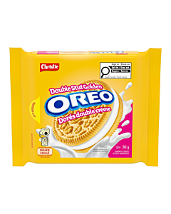 Oreo Golden Double Stuf Sandwich Cookies 261g (Canadian)