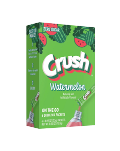 Crush Singles to Go 6‑Pack – Strawberry & Watermelon Soda Mix