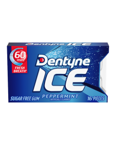 Dentyne Ice Gum Variety – 4 Mint Flavours, 16 Pieces Each