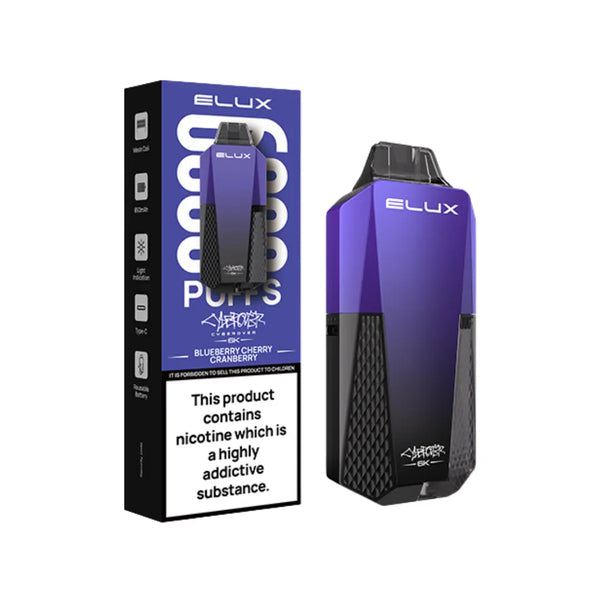 Elux Cyber over 6K Prefilled Vape Kit - Box Of 10