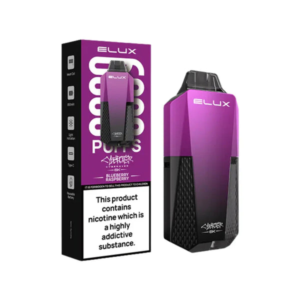 Elux Cyber over 6K Prefilled Vape Kit - Box Of 10