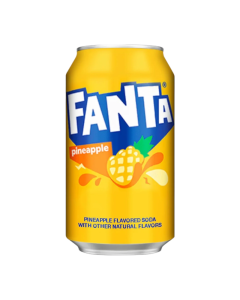 Fanta Pineapple USA 355ml – Tropical American Soda
