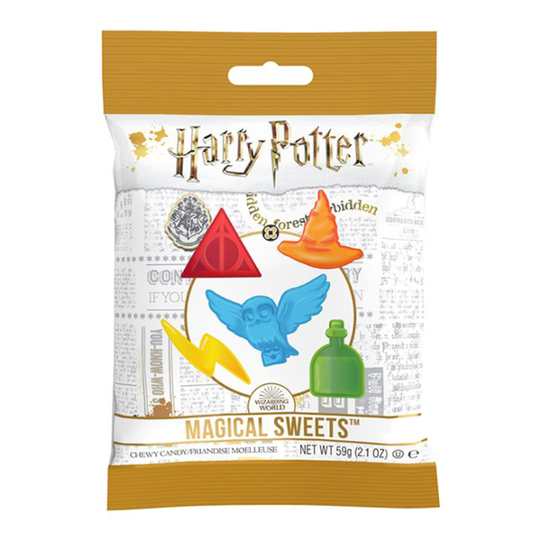 Harry Potter Magical Sweets Peg Bag 59g – Wizarding World Themed Fruity Gummies