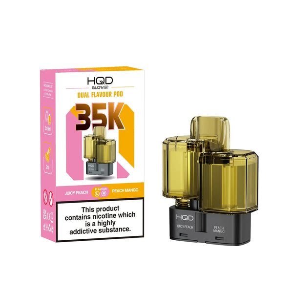 HQD Glow Air 35K Prefilled Pods | Only £8.49 | Any 3 For £24.99