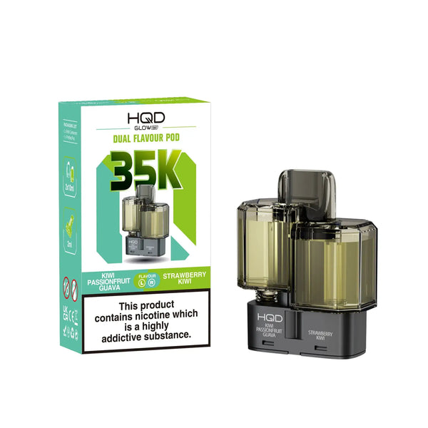 HQD Glow Air 35K Prefilled Pods | Only £8.49 | Any 3 For £24.99