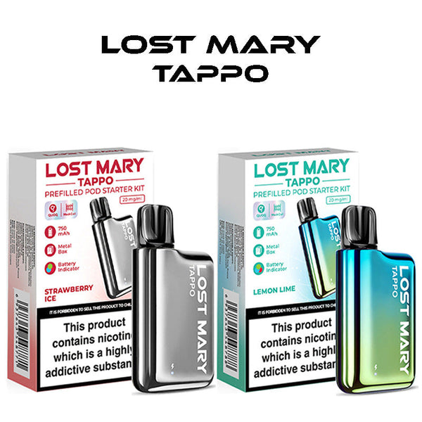 Lost Mary Tappo Prefilled Pod Vape Kit £8.99 | Any 3 For £24.99