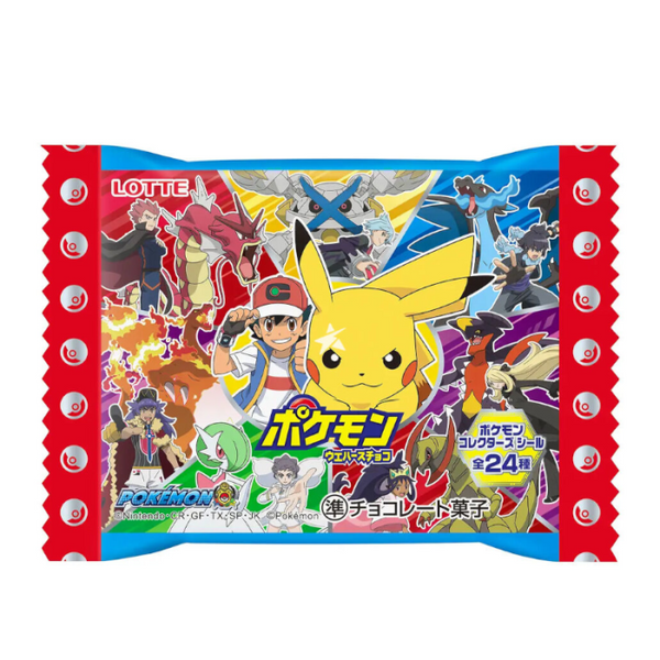 LOTTE Pokémon Choco Wafer with Sticker - (Japan)