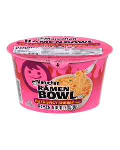 Maruchan Bowl Spicy Shrimp 94g – Ready‑to‑Eat Spicy Shrimp Flavour Noodles