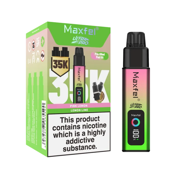Maxfel Ultra Pro 35k Prefilled Vape Kit | Only £12.99 | Any 3 For £34.99