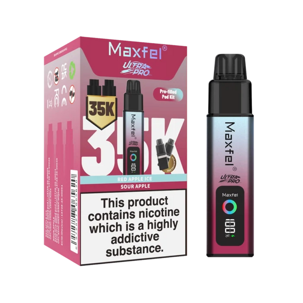 Maxfel Ultra Pro 35k Prefilled Vape Kit | Only £12.99 | Any 3 For £34.99