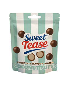 Sweet Tease Chocolate Coated Honeycomb Puffs 80g – Assorted Flavours
