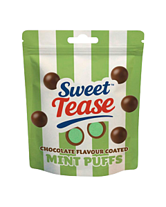 Sweet Tease Chocolate Coated Honeycomb Puffs 80g – Assorted Flavours
