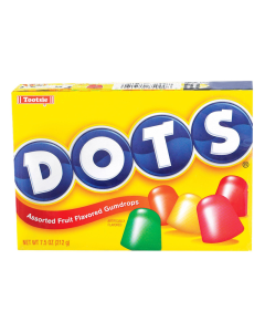Tootsie Dots Gumdrops Theater Box 184g – Original, Watermelon & Tropical