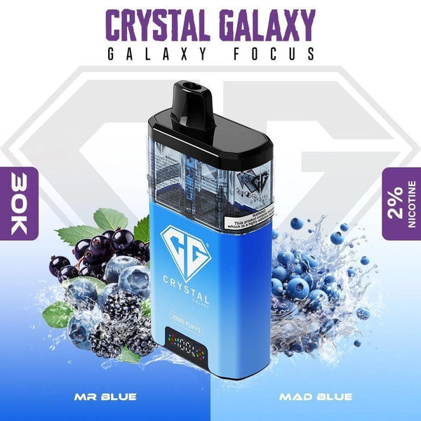 Crystal Galaxy Focus 2 30k Prefilled Pod Kit -  Box of 5 | TPD compliant