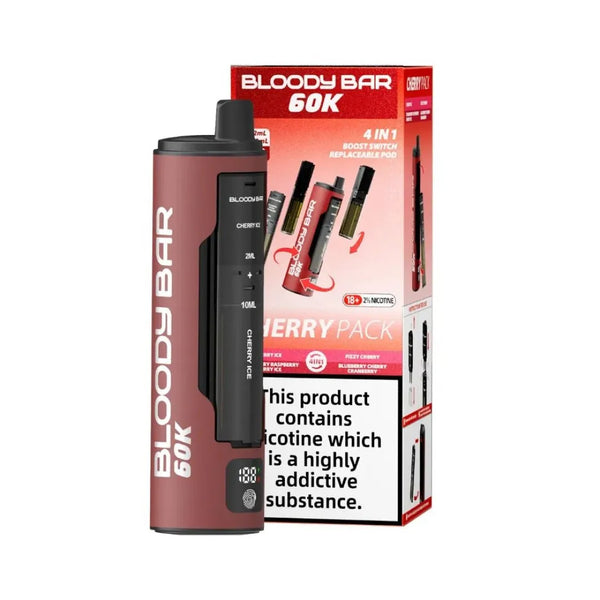 Bloody Bar 60K Puffs Prefilled Pod Kit-Box of 5