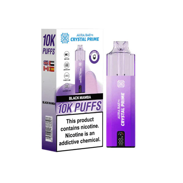 Crystal Prime Aura Bar 10000 Prefilled Pod Kit | Only £5.99 | Any 3 for £14.99