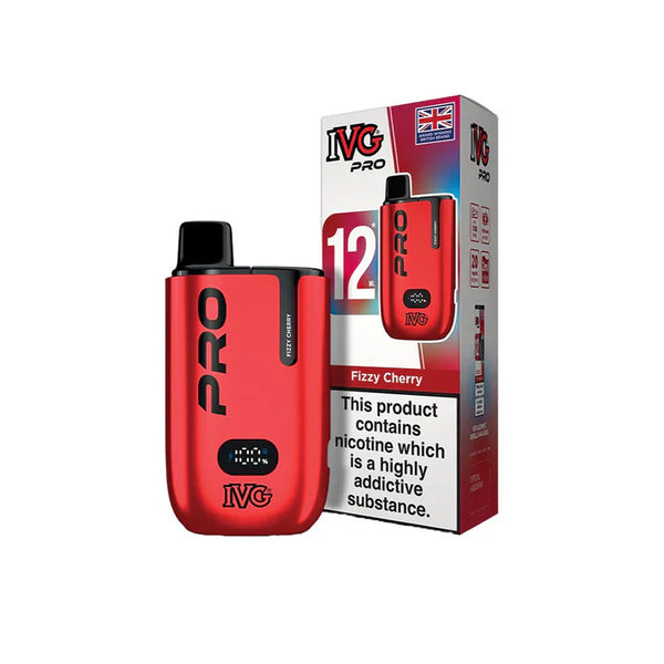 IVG Pro 12 Prefilled Vape Kit TPD Compliant | Only For £9.99 | 3 For £26.99