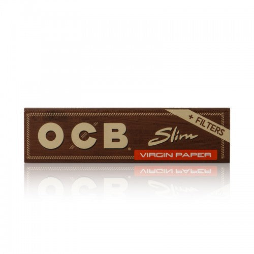 Ocb Virgin Paper Slim & Filters Unbleached