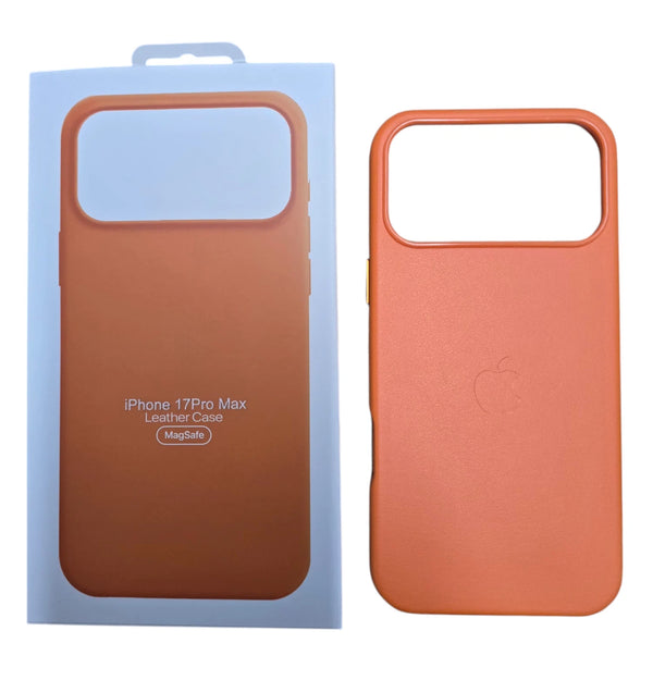 iPhone 17 Pro Max Leather MagSafe Case UK | Premium Shockproof Protective Cover