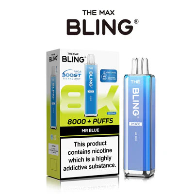 The Crystal Bling Max 8000 Puffs Prefilled Pod Kit. | Only £9.99 | Any 3 For £26.99